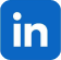 Blue LinkedIn logo
