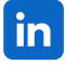Blue LinkedIn logo